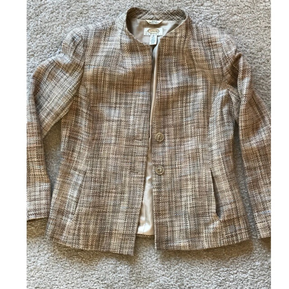 Talbots woven jacket